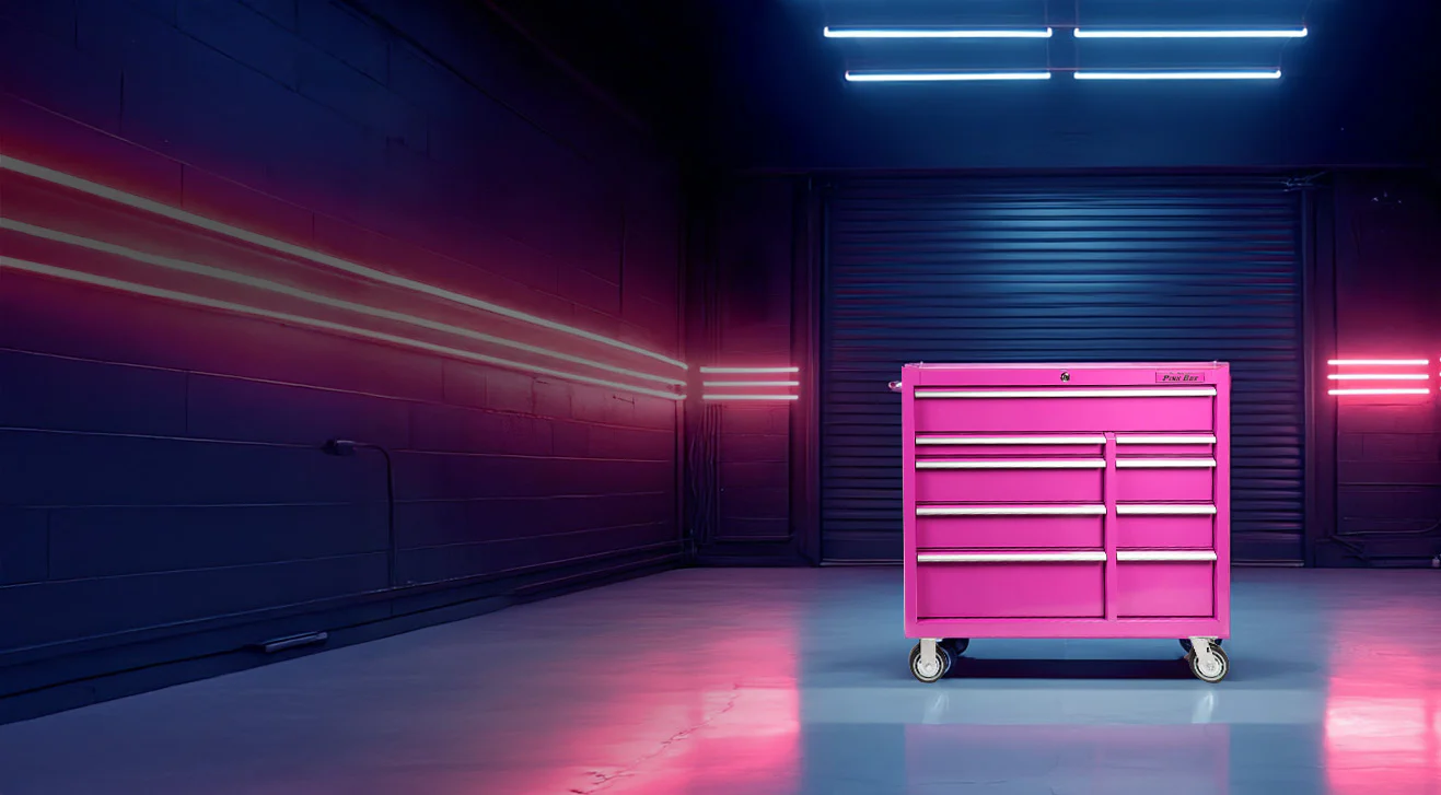 Built Tough, Designed in Pink