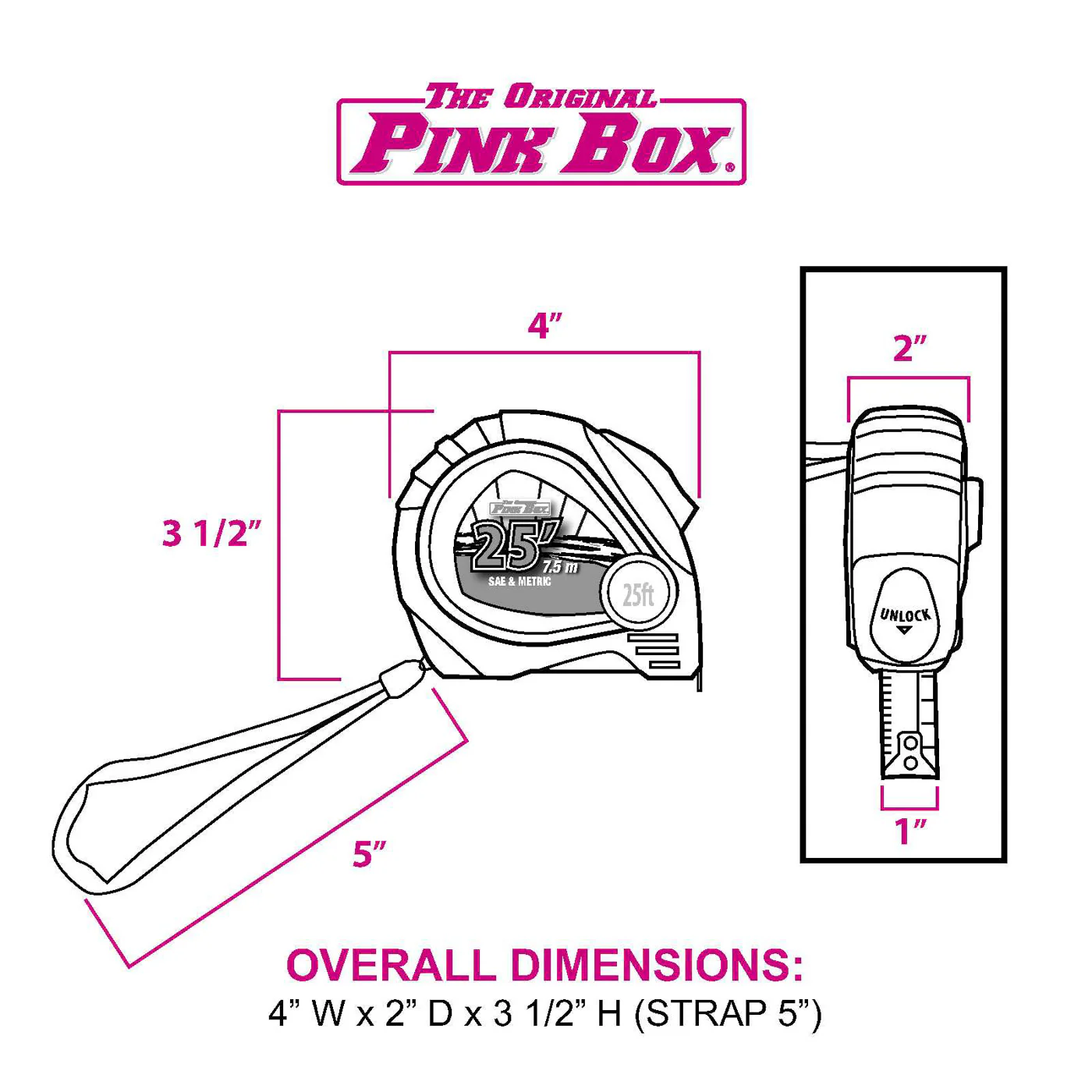 25-Foot Auto-Locking Tape Measure - Image 6