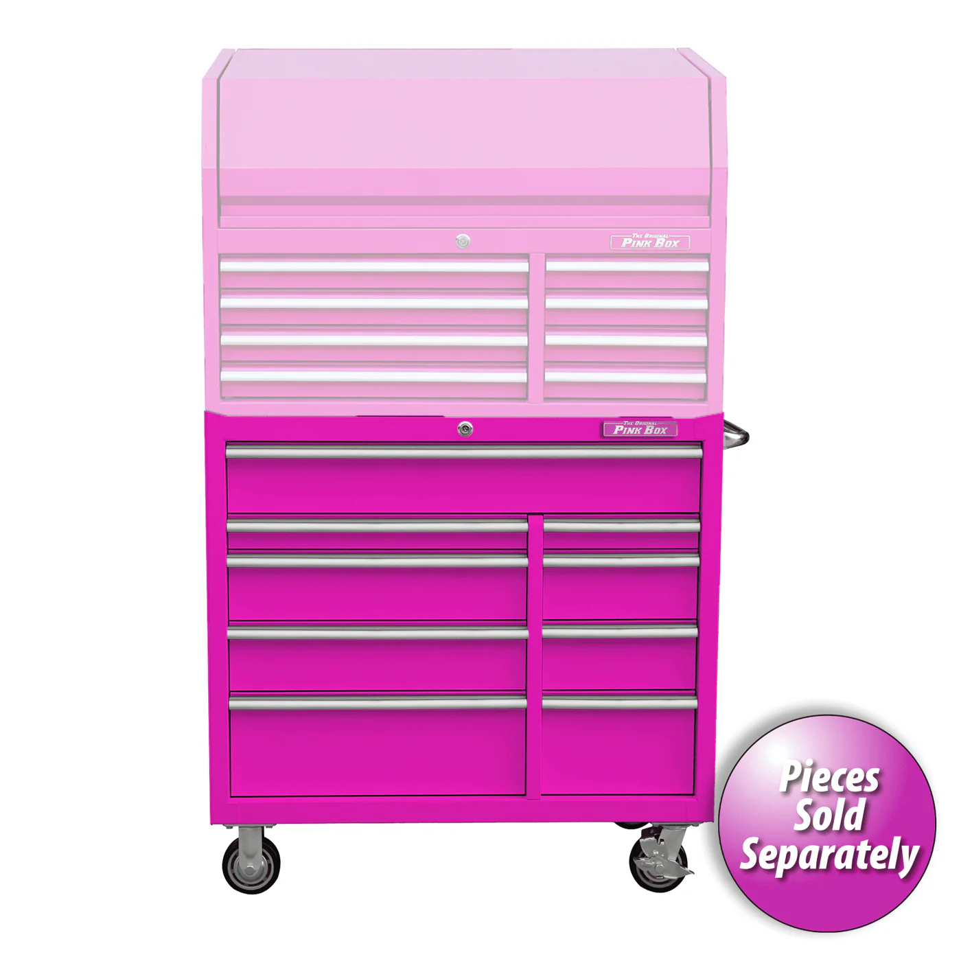 41-Inch 9-Drawer Rolling Cabinet - Image 8
