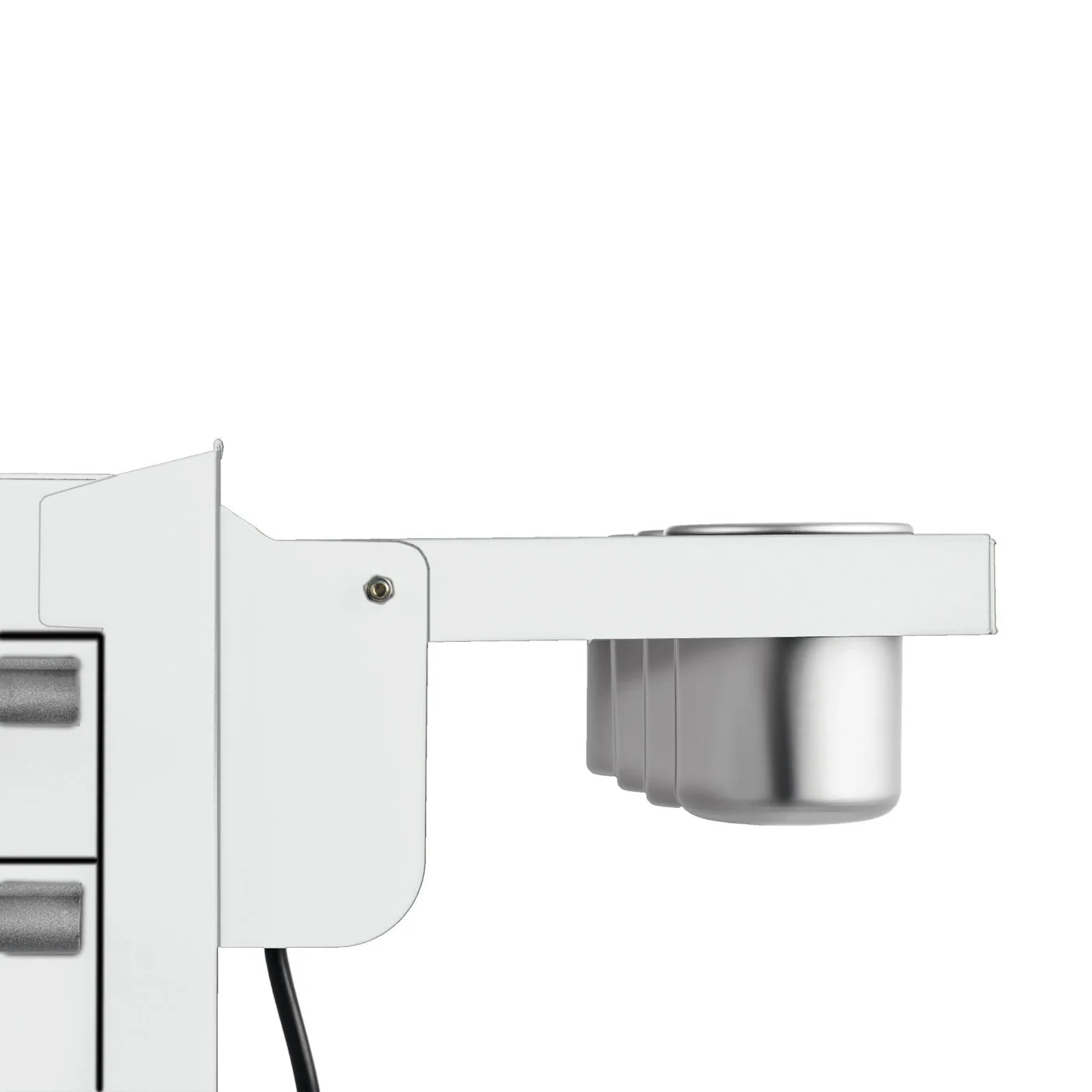 Folding Side Shelf with Power Strip for Salon Cart - Image 11