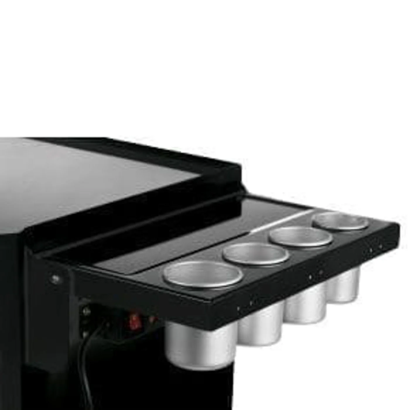 Folding Side Shelf with Power Strip for Salon Cart - Image 5