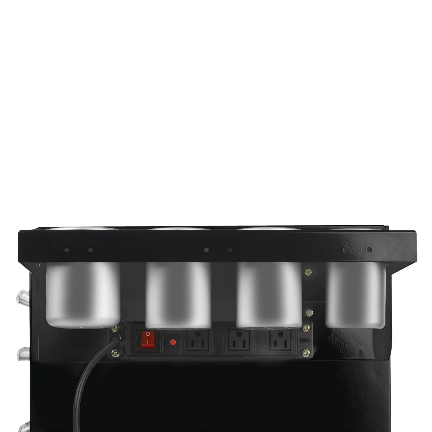 Folding Side Shelf with Power Strip for Salon Cart - Image 8