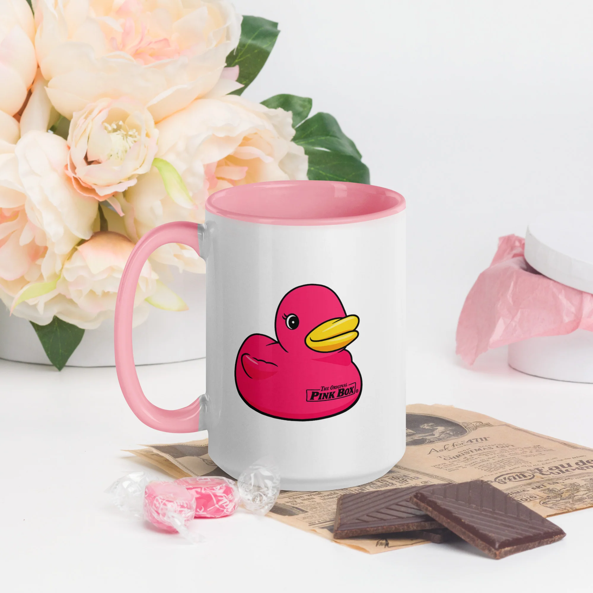 The Original Pink Box® Signature Duck 15oz Ceramic Mug - Image 10