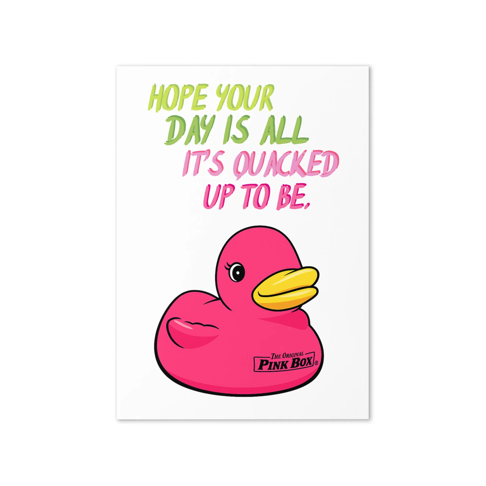 The Original Pink Box® Signature Duck Greeting Card - Image 7