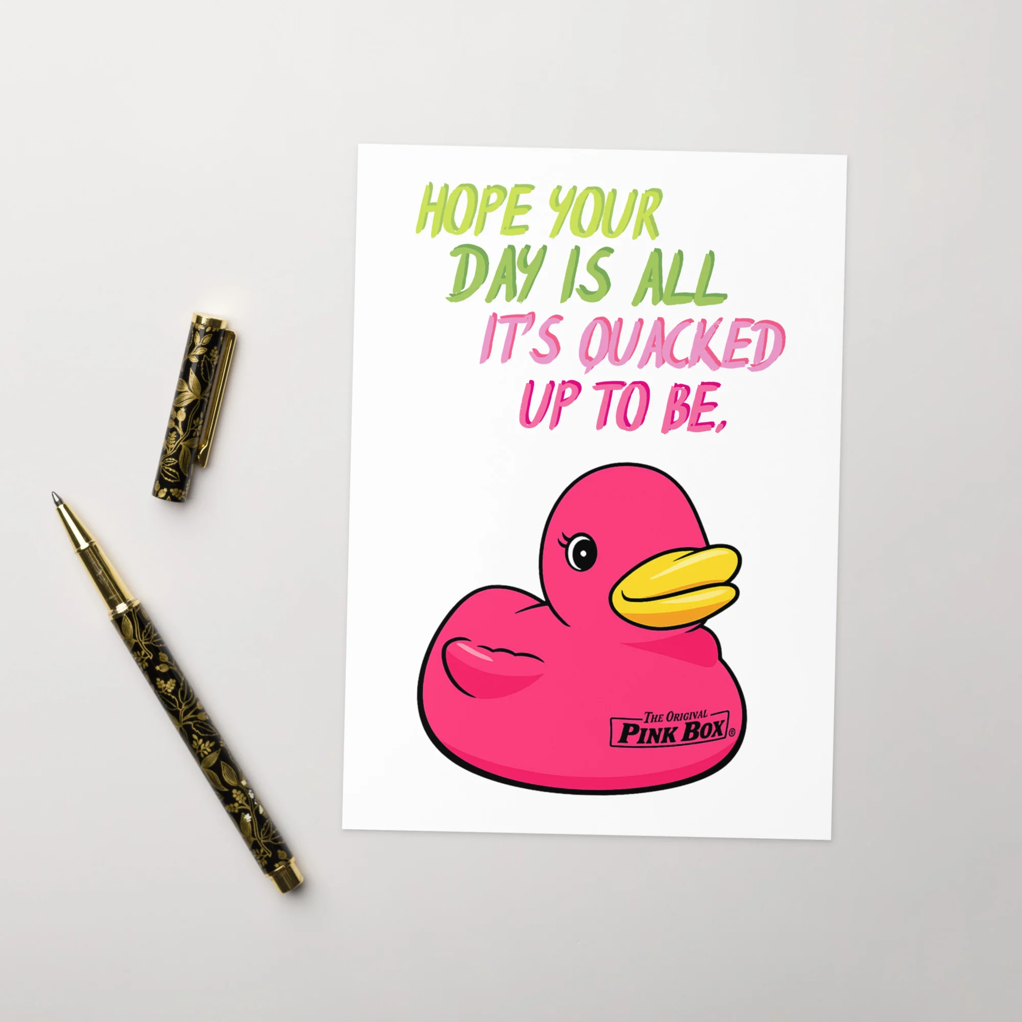 The Original Pink Box® Signature Duck Greeting Card - Image 9