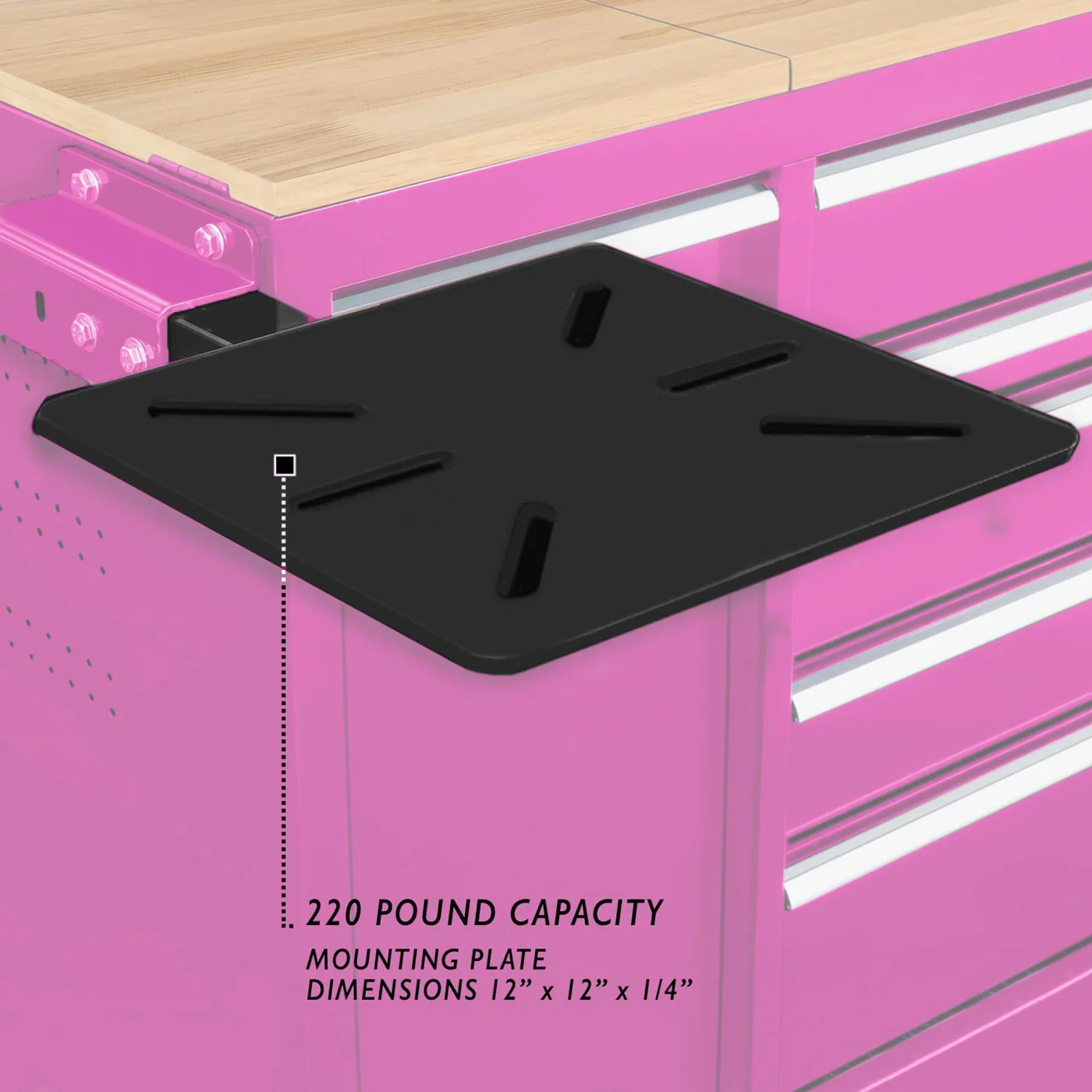 Vise Mount Accessory for 60-Inch 7-Drawer Workstation - Image 2